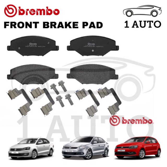 Genuine Brembo Front Brake Pad For Vw Polo Sedan 1 6 Vento 1 6