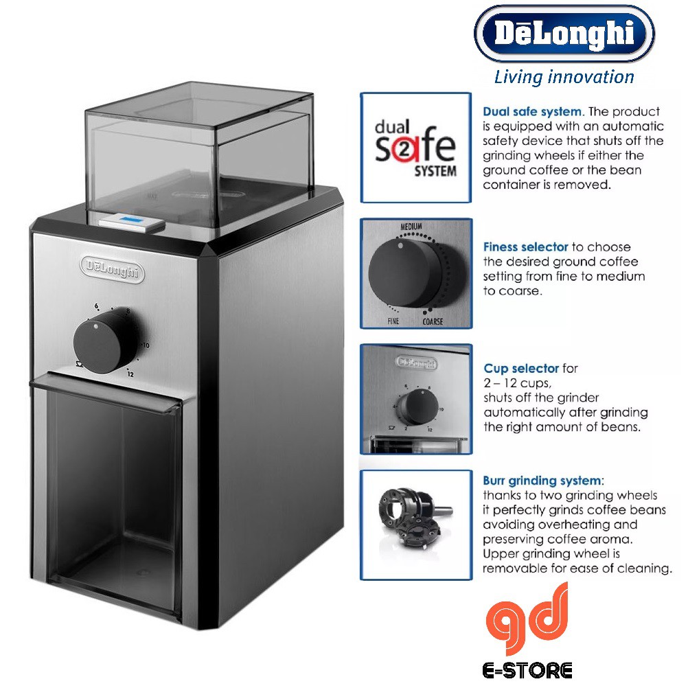 DeLonghi Coffee Grinder KG89 Shopee Malaysia