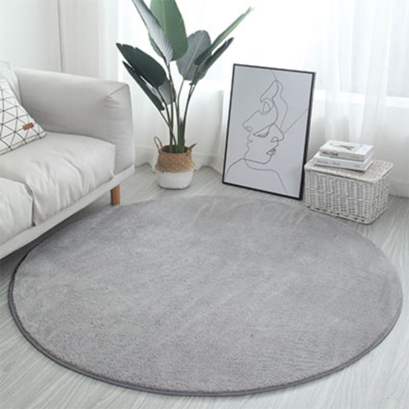 140CM Fluffy Carpet Round Floor Mat Tatami Rugs Sofa Ikea Home Decor