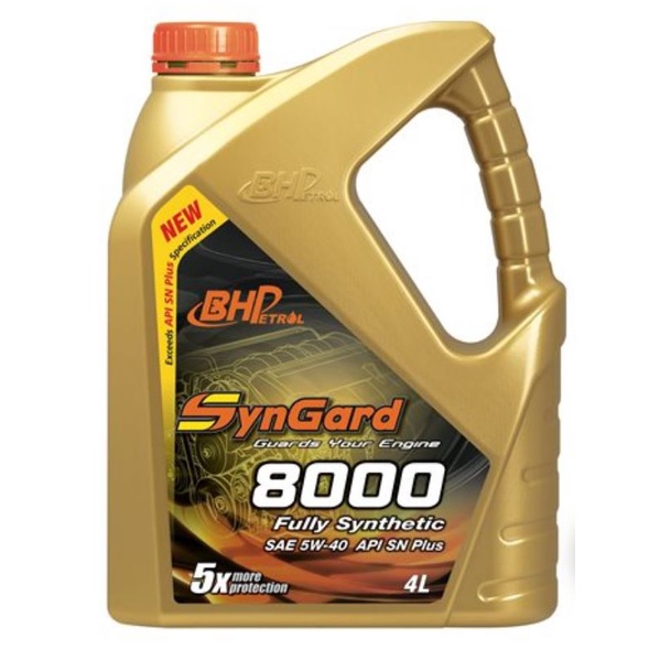 PETROL ENGINE OIL BHPetrol SynGard 8000 SAE 5W40 ENGINE OIL[4L