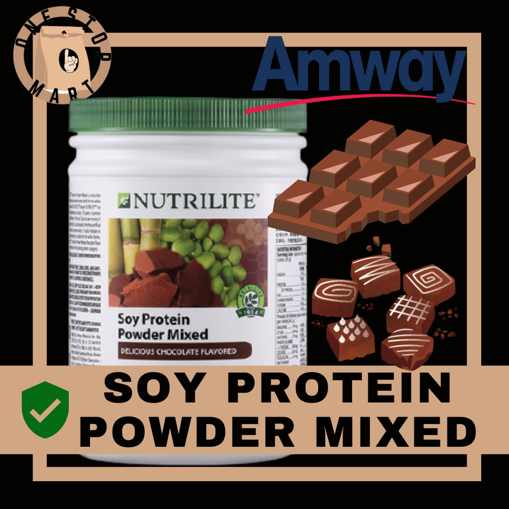 Nutrilite Soy Protein Drink Mix Chocolate Flavour 500g Shopee Malaysia