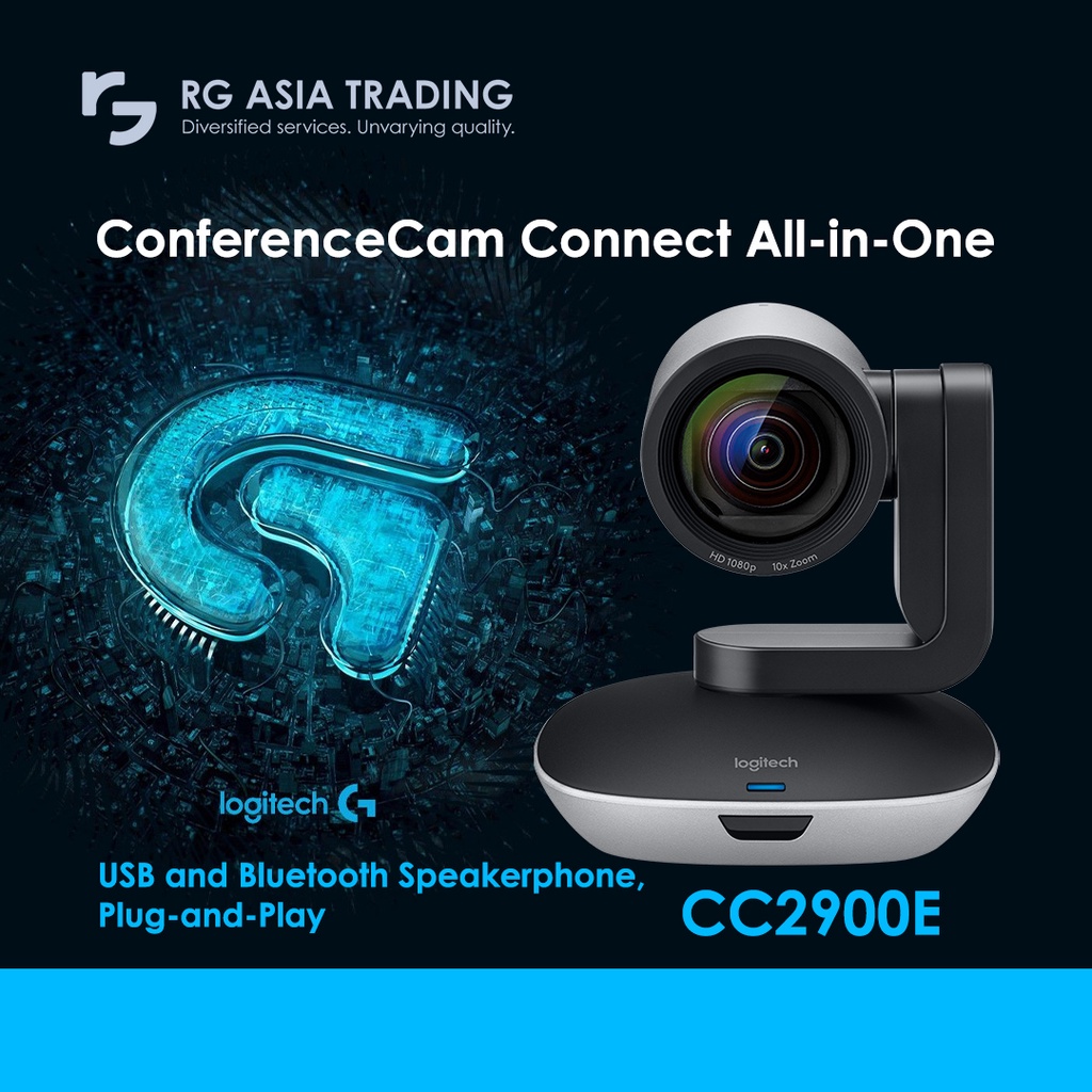 Logitech ConferenceCam CC2900e PTZ Pro high-definition business webcam Full  HD 1080p Video USB Bluetooth Speakerphone | Shopee Malaysia