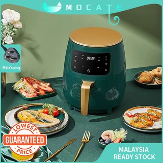 🔥READY STOCK🔥🇲🇾  Air Fryer 4.5L LED Digital Touchscreen 1400W Oil Free Kitchen Aid Healthy Cooker 空氣炸鍋