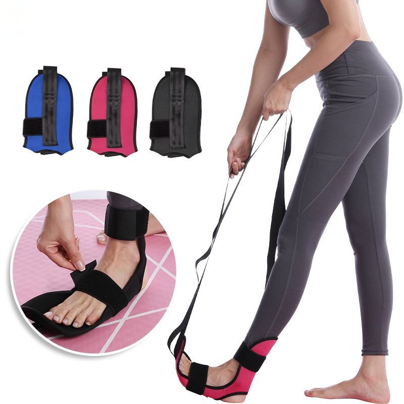 Stretching Belt Leg Exercise Foot Correction Strap Rehabilitation Band Rope 伸展带拉筋带脚踝关节