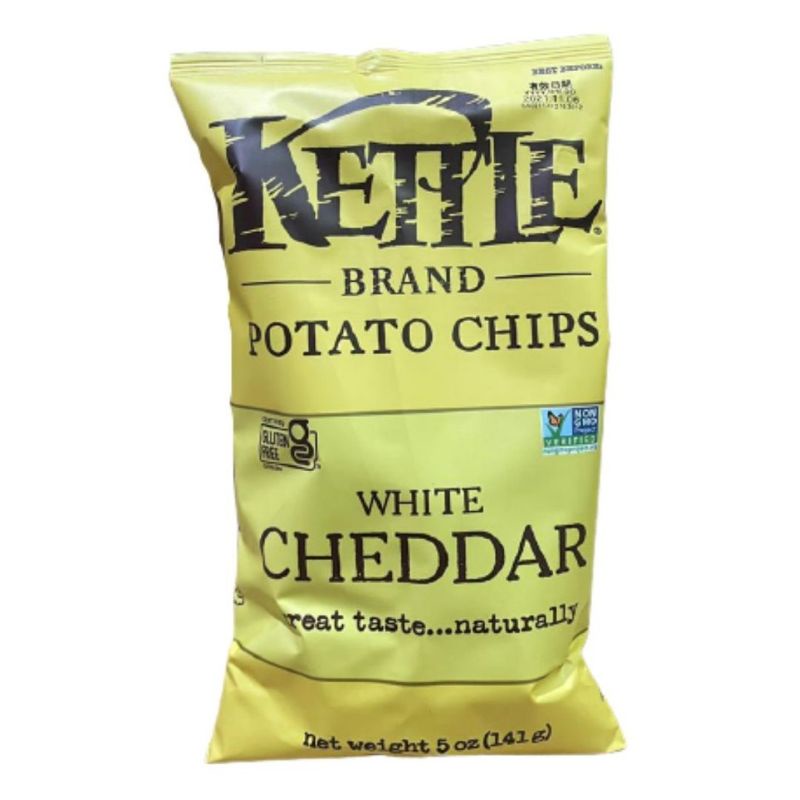 Kettle Potato Chips White Cheddar 141g Shopee Malaysia