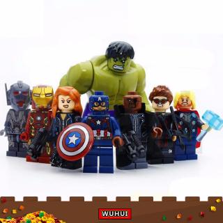 8pcs Superhero Building Bricks Cartoon Dolls Block Figures Ant Man Iron Man Hulk Shopee Malaysia - roblox iron man suit numbers