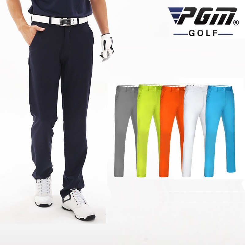 PGM Mens Golf Pants Breathable Waterproof Golf Trousers Quick Dry