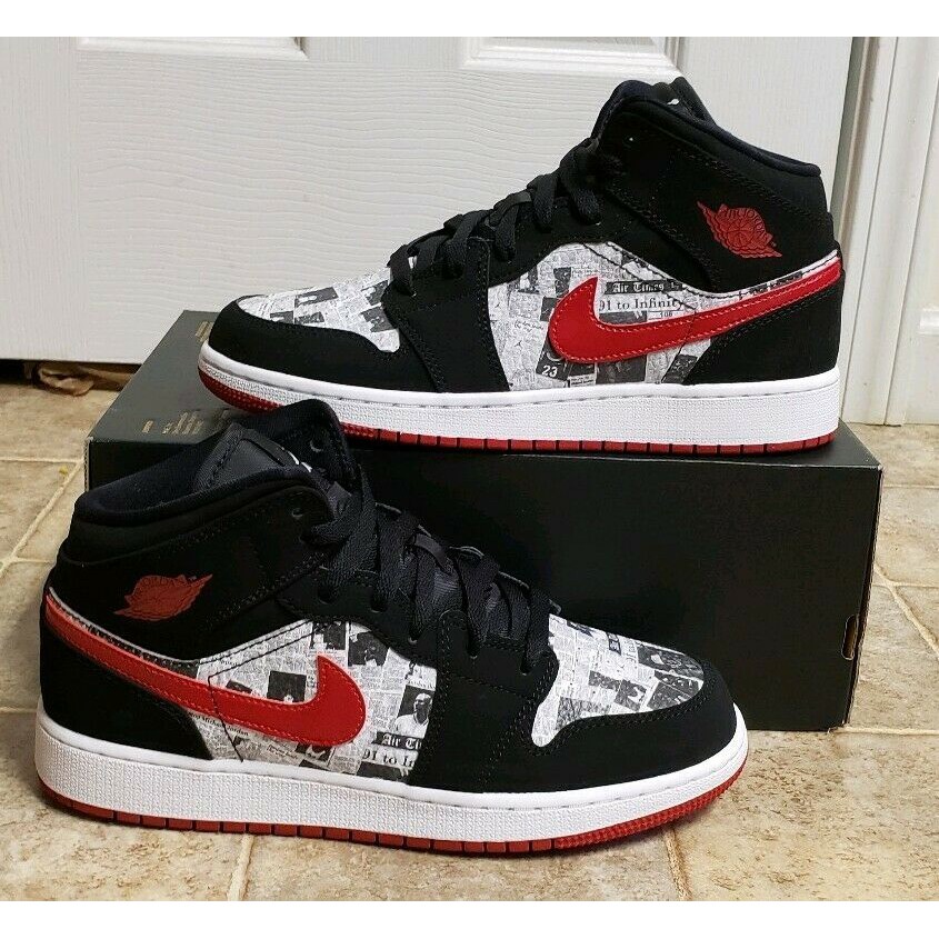 jordan 1 mid newspaper