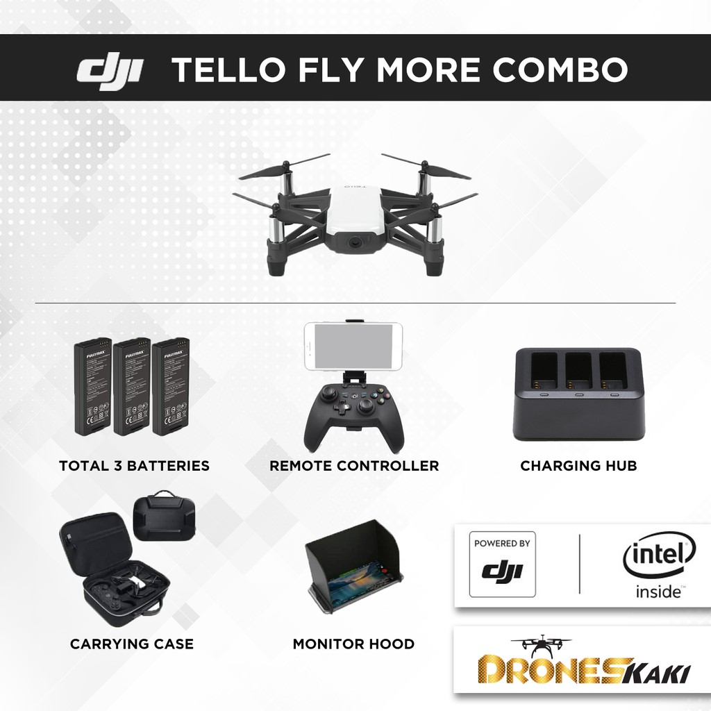 Квадрокоптер DJI Tello Boost Combo