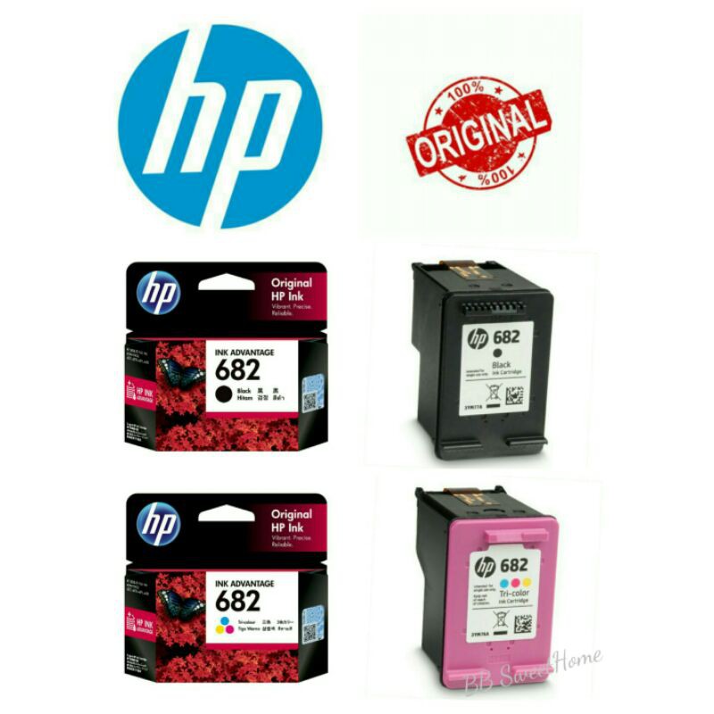hp 682 black original ink cartridge