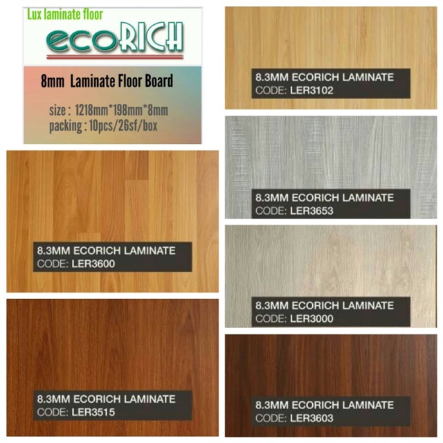 Loose pcs 8mm laminate floor board Shopee Malaysia