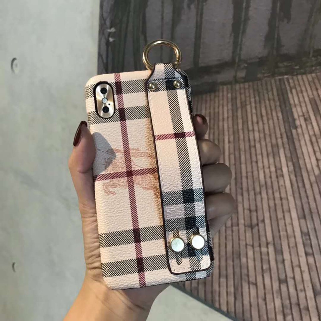 burberry leather iphone 8 case