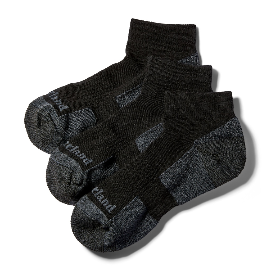 Timberland Men's 3Pack HalfCushion Quarter Socks Shopee Malaysia