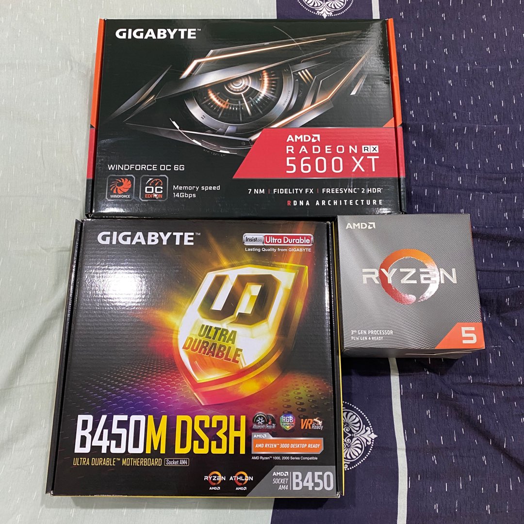 GIGABYTE RX5600 XT WINDFORCE OC 6G (GV-R56XTWF2OC-6GD) | Shopee Malaysia