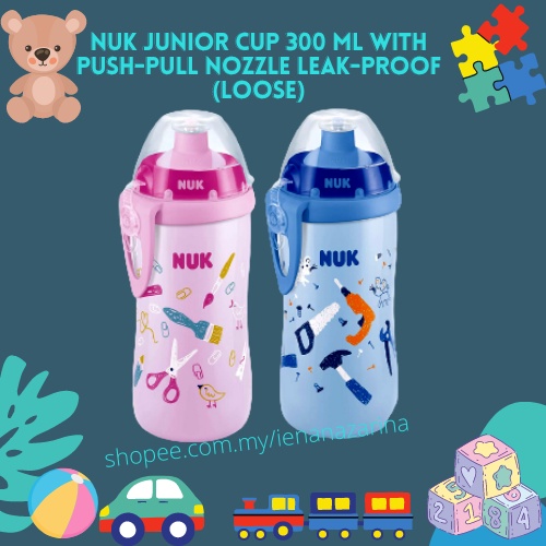 NUK Junior Cup 300 Ml With PushPull Nozzle LeakProof Shopee Malaysia