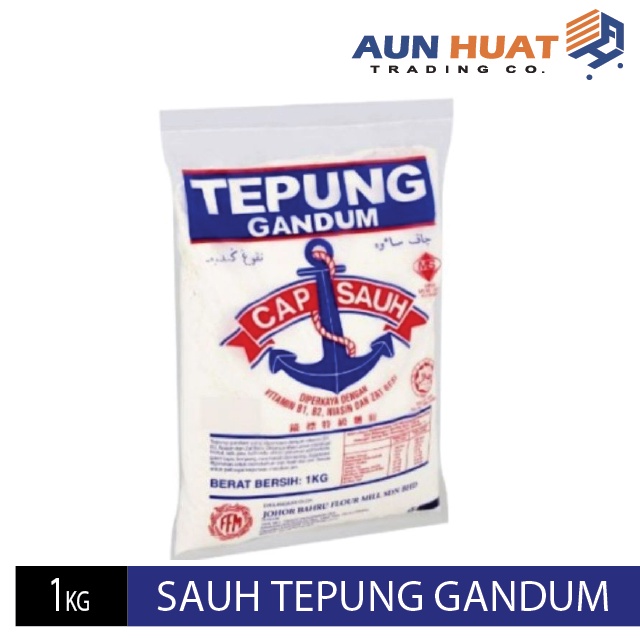 TEPUNG GANDUM CAP SAUH FFM 1KG / FFM ANCHOR BRAND FLOUR 1KG | Shopee ...