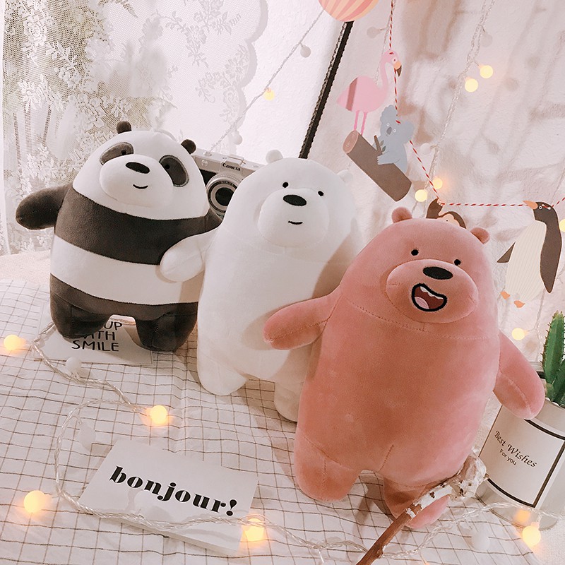 READY STOCK! We bare bears stuffed toy Plushies | Shopee Malaysia