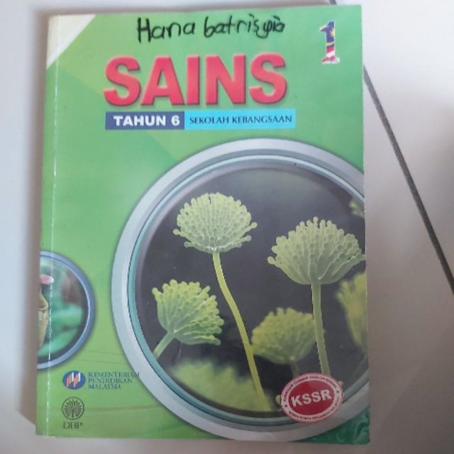 Buku Teks SK Sains Tahun 6  Shopee Malaysia