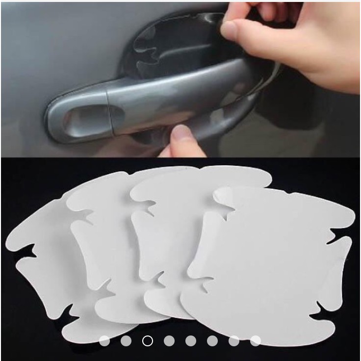 Malaysia Ready Stock 4pcs Anti Gores Handle Pintu Kereta Car Door Handle Protection Films Shopee Malaysia