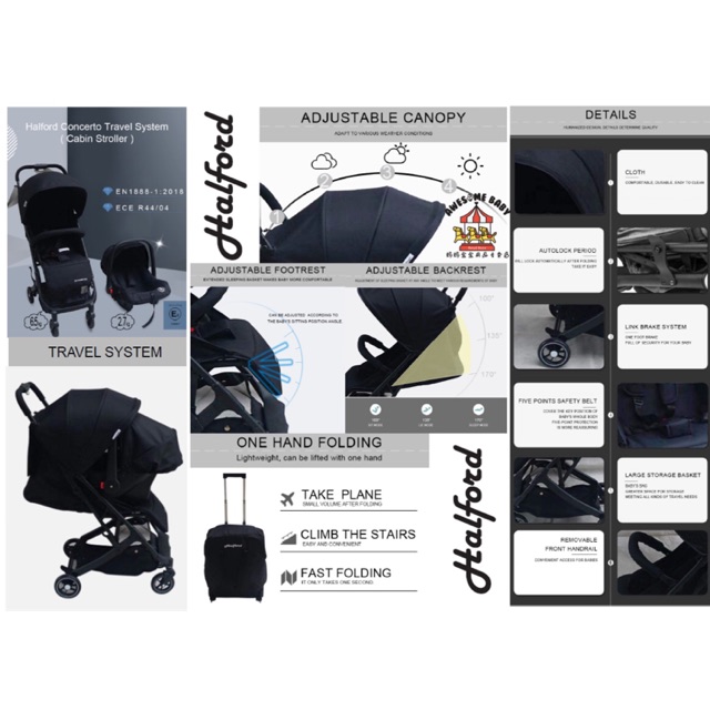 halford concerto travel system