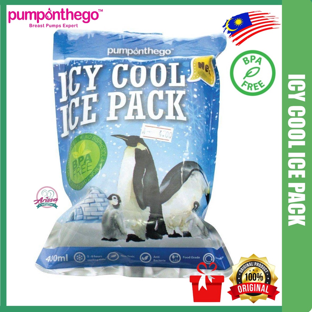POTG Icy Cool Ice Pack / Pump On The Go Ice Pack / Ice Pack / Travel