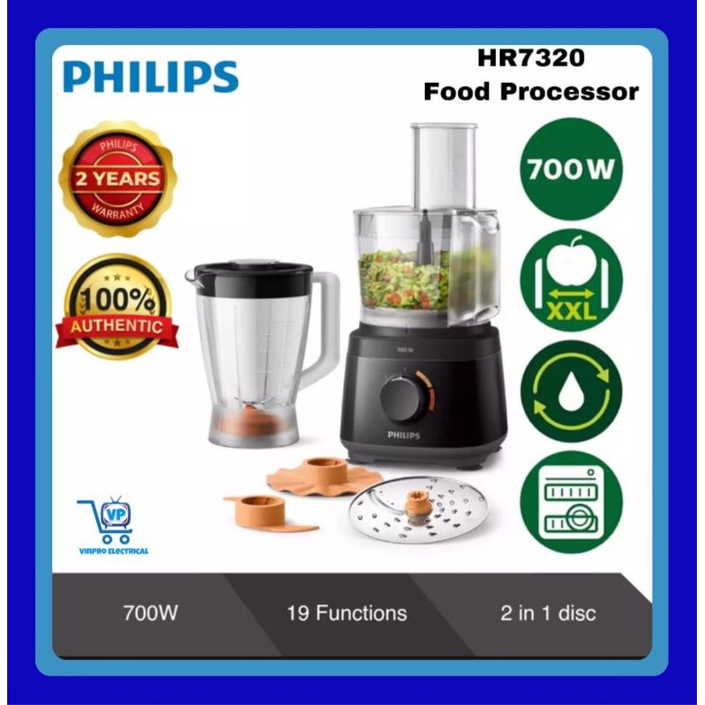 Philips HR7320 Food Processor Shopee Malaysia