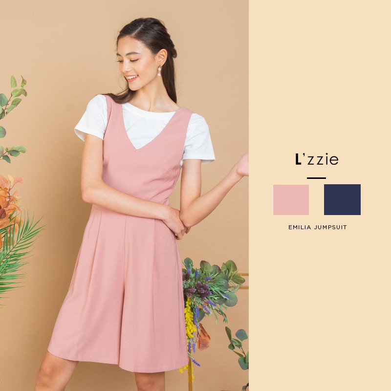 Lzzie Emilia Jumpsuit - Pink And Blue