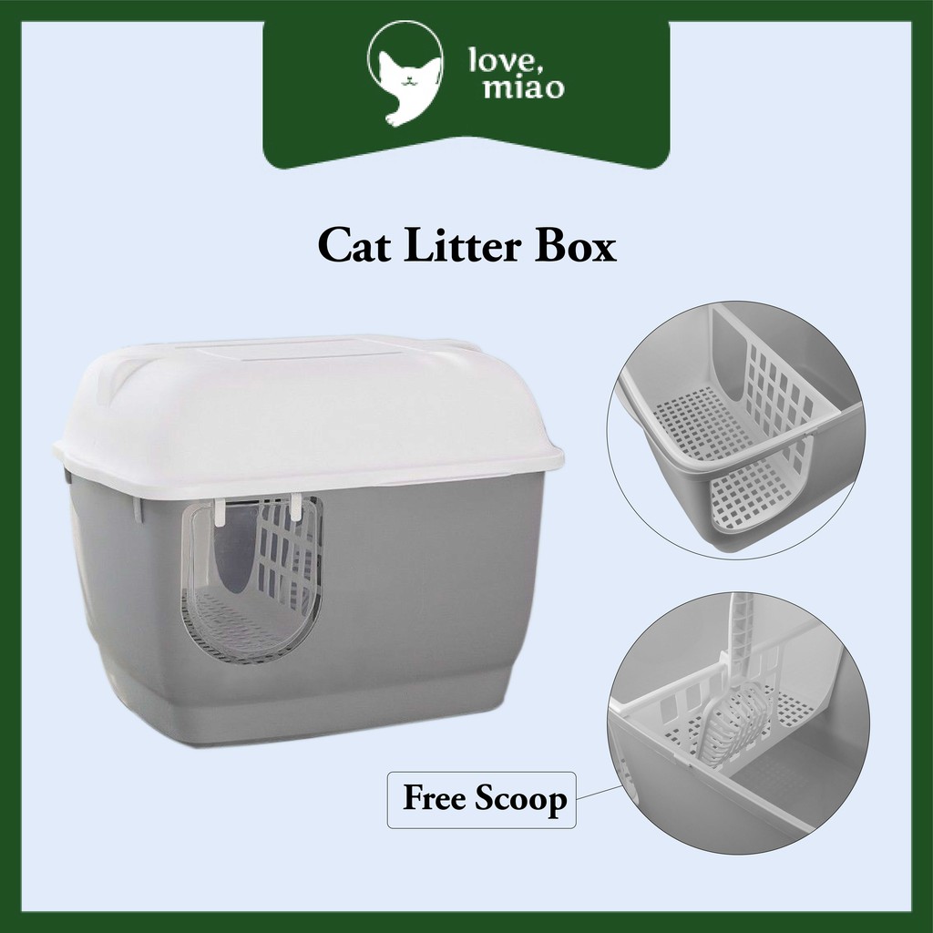 NEWEST Design Jumbo Cat Litter Box/ Luxury Cat Toilet With Small