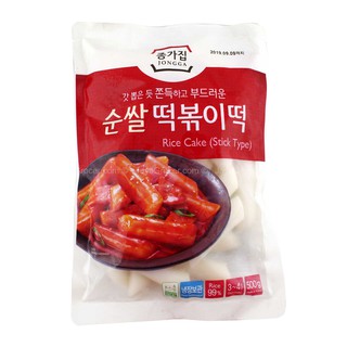 Jongga Tteokbokki Topokki Korean Rice Cake Stick Type 500g | Shopee ...