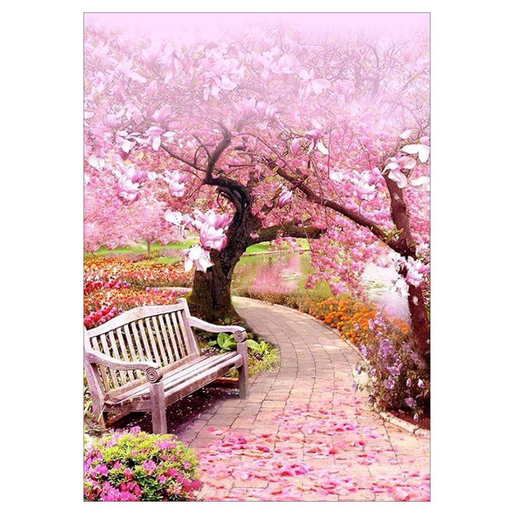 5D DIY Full Drill Round Diamond Painting Cross Stitch Embroidery Kits Craft Gift
