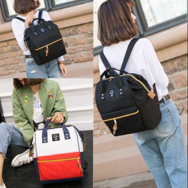 backpack Anello 2 Ways Large Backpack Laptop Backpack Shopee Malaysia