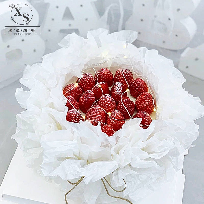 蛋糕装饰 雪梨纸花束蛋糕包装纸网红生日流行ins风韩式唯美创意烘焙装饰品 Shopee Malaysia