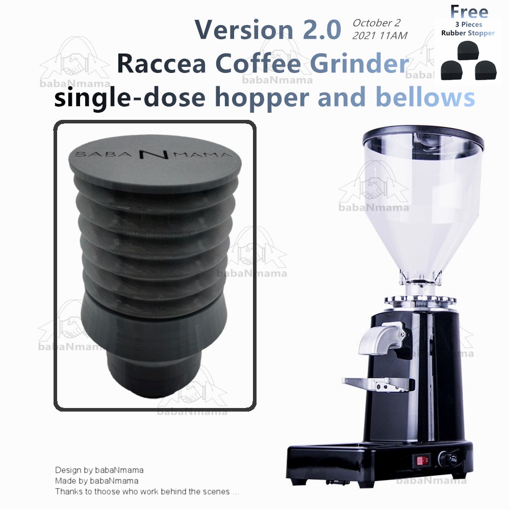 Raccea Coffee Grinder babaNmama singledose hopper and bellows Shopee