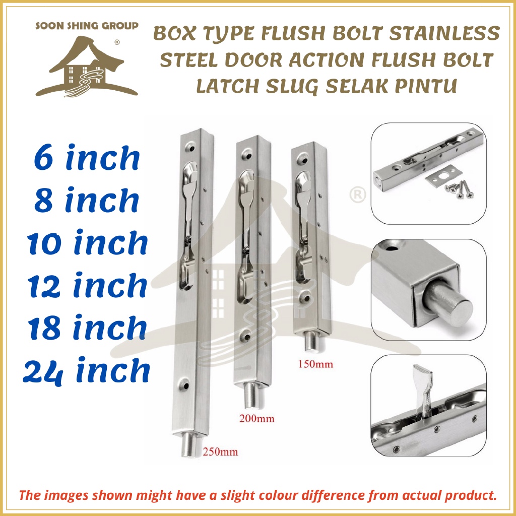 Box Type Flush Bolt Stainless Steel Door Action Flush Bolt/Latch Slug