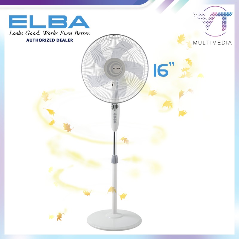 Elba 16 Stand Fan ESFE1639TM(GR) Shopee Malaysia