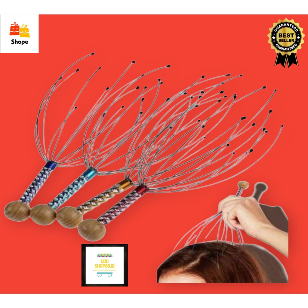 (COD) New head Massage Tool // head Scratcher Massage // bokoma head