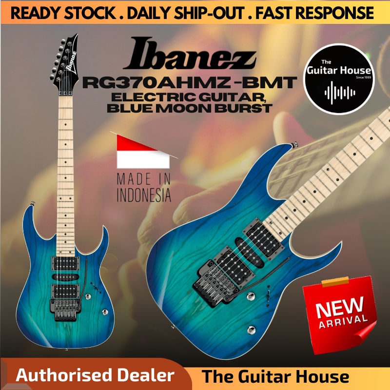 Ibanez RG370AHMZ-BMT Electric Guitar , Blue Moon Burst