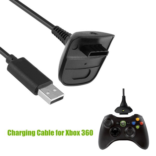 XBOX360 Wireless Controller Charging Cable USB Charging Cable Handle