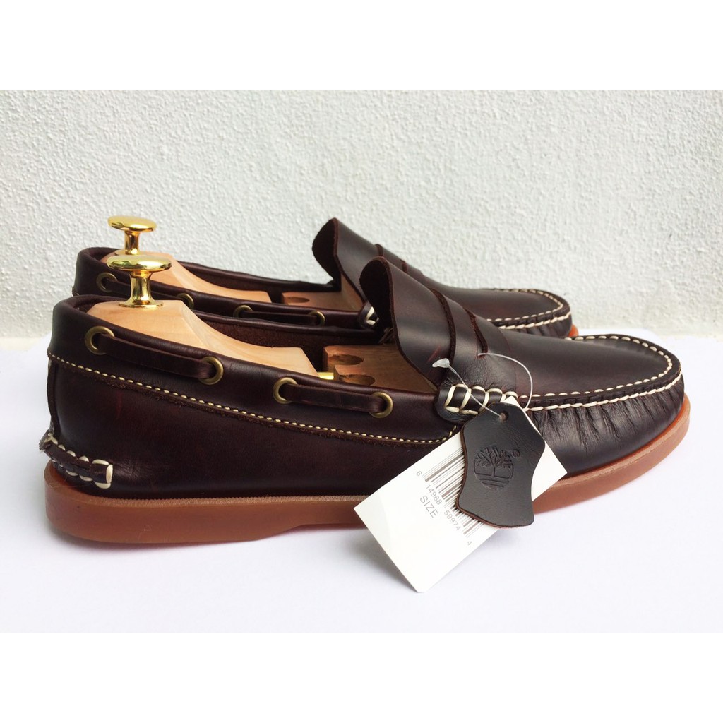 timberland leather loafers