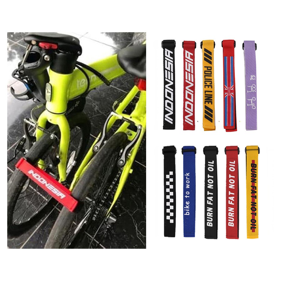 Multicolor 60cm x 2.5cm Polyester Strap Velcro for Folding Bike Wheels Accessories Shopee Malaysia