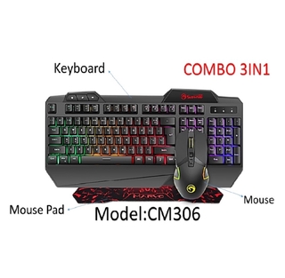 Marvo Scorpion Cm306 Rgb 3 In 1 Gaming Advance Pack Keyboard,mouse 