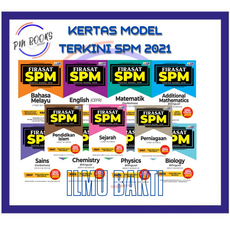 Buy PMB ILMU BAKTI FIRASAT Kertas Model Format SPM KSSM 2021 Buku