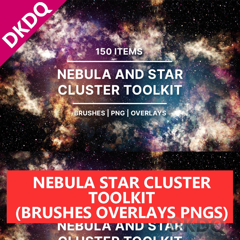 Nebula Star Cluster Galaxy Toolkit ATHENA0203 Photoshop Space Star Starry Sky Stars Background Design Elements