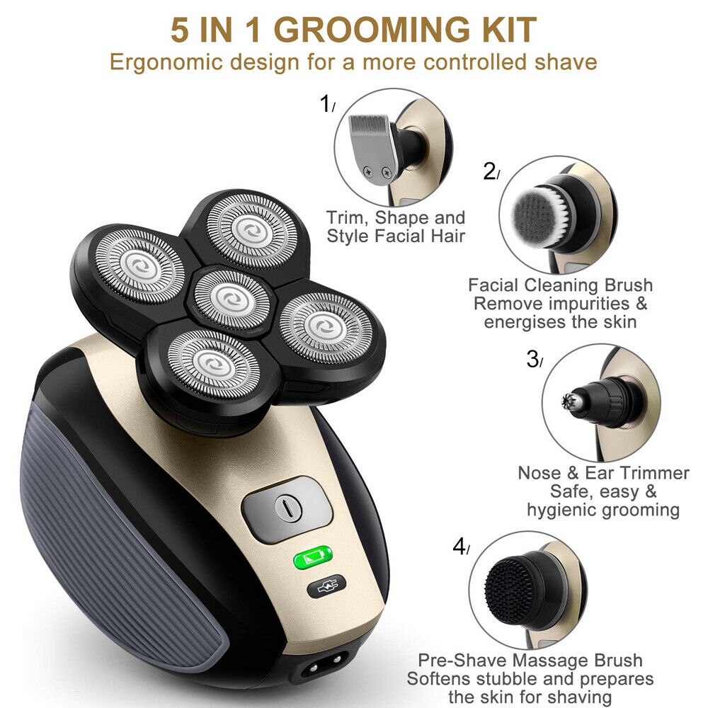 5 in 1 bald head shaver