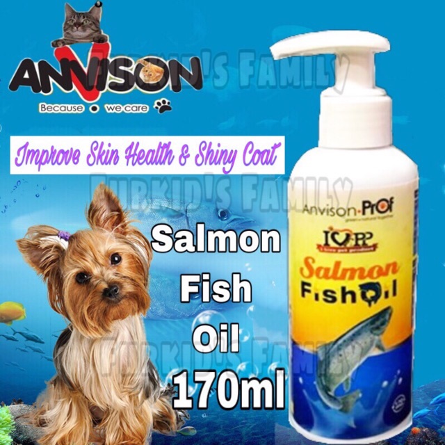 Anvison Salmon Fish Oil For Cats & Dogs Supplement170ml Shopee Malaysia