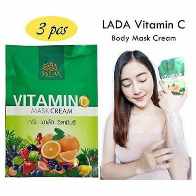 3 pcs Viitamin body mask Lada Shopee Malaysia