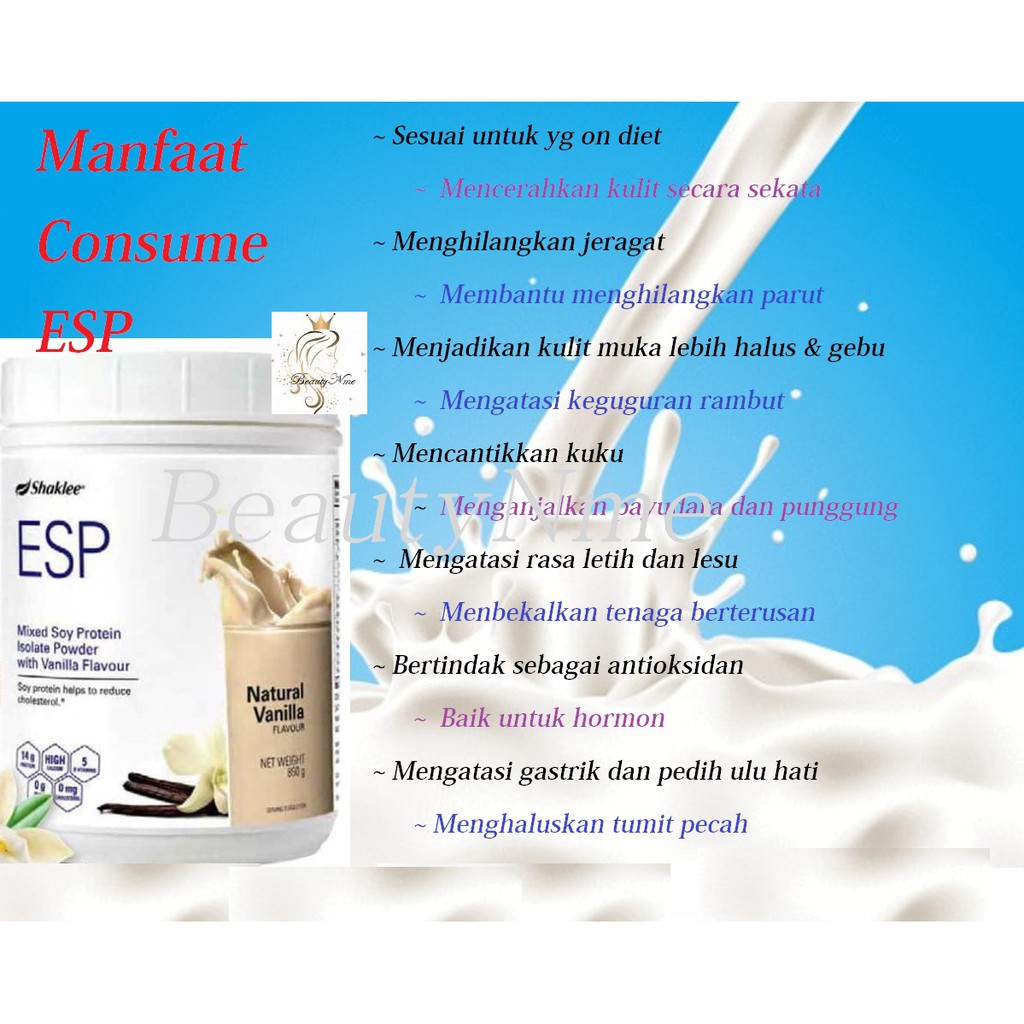 Shaklee Esp Protein 850gm 100 Original Rm161 25 New Packaging With Bubble Wrap Shopee Malaysia