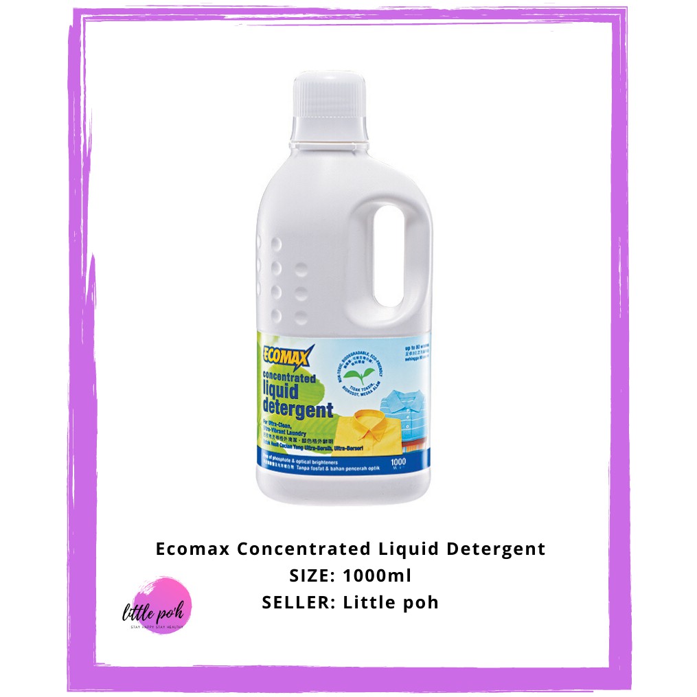 Concentrated Liquid Detergent 1000ml Shopee Malaysia