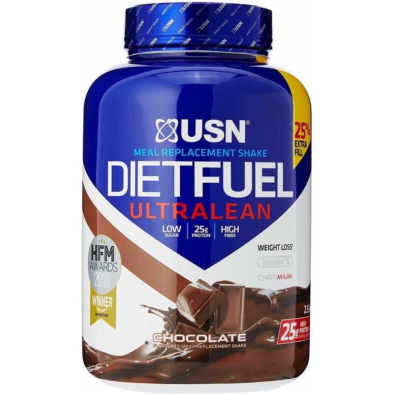 USN Diet Fuel Ultralean High Protein Meal Replacement Shake Shopee