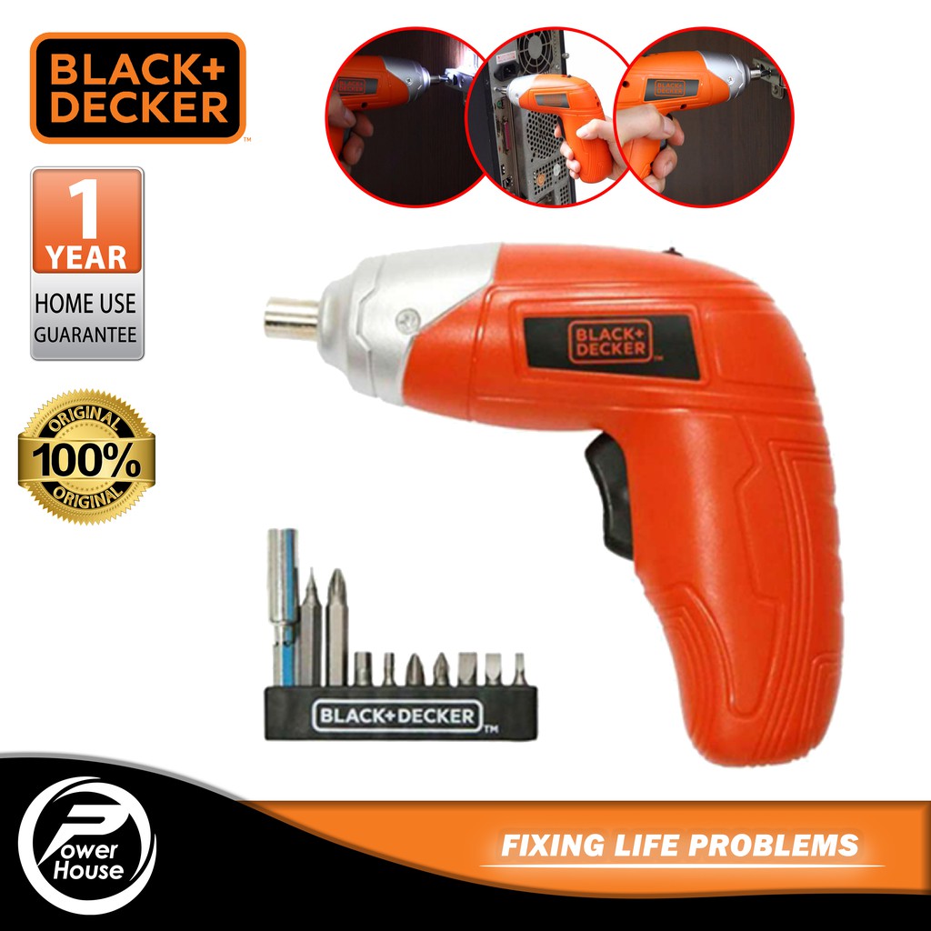 BLACK & DECKER KC3610-XD 3.6V Cordless Ni-Cd Screwdriver | Shopee Malaysia